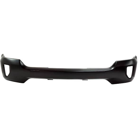 Front Bumper, Paintable, With Fog Light Holes, With Impact Bar Skid Plate, Without Mounting Brackets