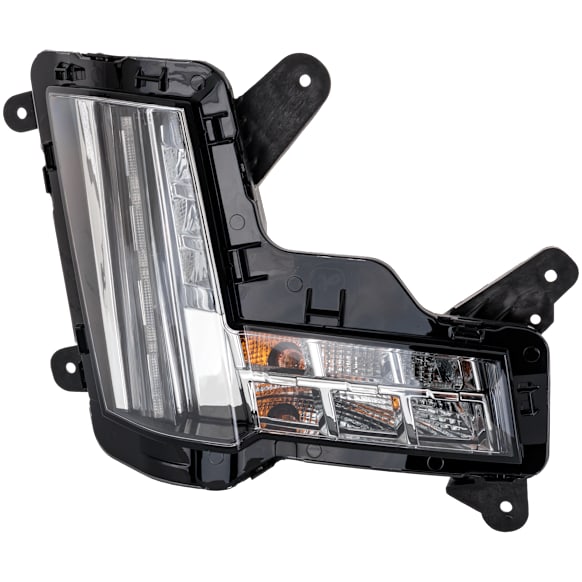 Front, Passenger Side Turn Signal Light, With bulb(s),, CAPA Certified