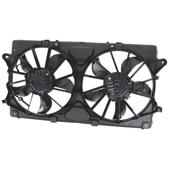 2024 GMC Sierra 1500 - Radiator and A/C Condenser Fan 8 Cyl 6.2L, For Models Without Max Trailering Package, Dual fan