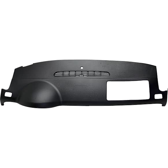 Dash Cover, Black, 1-Piece Design, Defroster Grille, with Speaker Holes