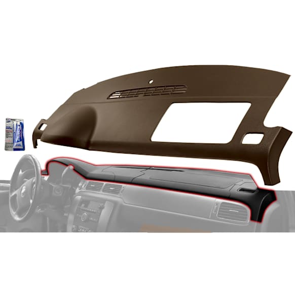 Dash Cover, Cashmere, 1-Piece Design, without Speaker Holes