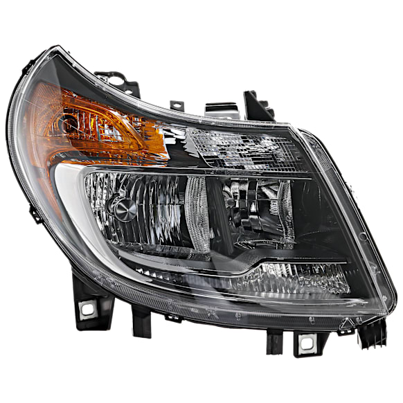 2014-2022 Ram ProMaster 2500 - Passenger Side Headlight, with Bulb, Halogen, Base Model, with Daytime Running Light