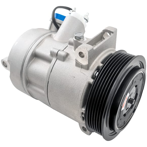 A/C Compressor, With Clutch, 6-Groove Pulley