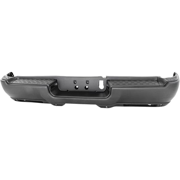 2024 Ram 2500 - Rear Step Bumper, Crew Cab Pickup, For Models With Park Assist System, Dual  Wheels and Fog Lights, Painted Black, Face Bar and Pads, With mounting bracket(s)