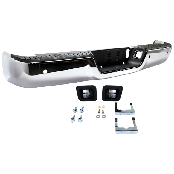 Step Bumper, Chrome Face Bar and Pads Without mounting bracket(s)