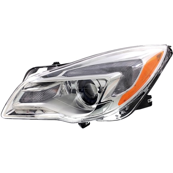 2014-2017 Buick Regal - Driver Side Headlight, with Bulb, Halogen, Clear Lens