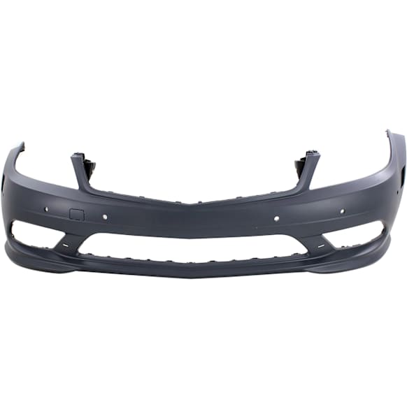 2011 Mercedes Benz C300 4Matic Luxury - Front Primed Bumper Cover, For Models With AMG Styling Package and Daytime Running Lights