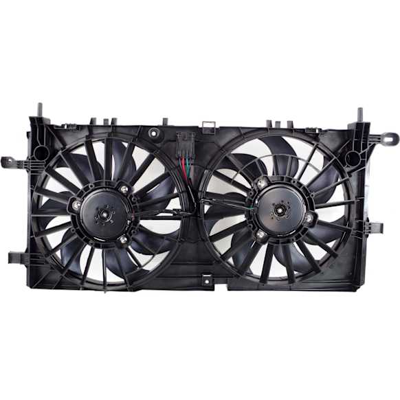 2009 Chevrolet Uplander - Radiator Fan Driver and Passenger Side, 6 Cyl 3.9L, Dual fan