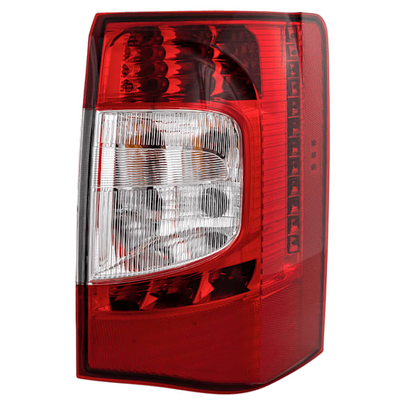 2011-2016 Chrysler Town & Country - Passenger Side Tail Light, with Bulb, LED, Clear and Red Lens, CAPA CERTIFIED