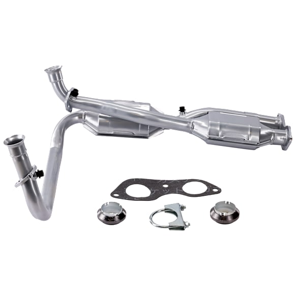 2000 GMC C2500 - Catalytic Converter, 5.7L, Federal EPA Standard, 46-State Legal (Cannot ship to CA, CO, NY or ME), RWD, Undercar, Dual Converter Y-Pipe, Under 8500 GVW, Direct Replacement Series