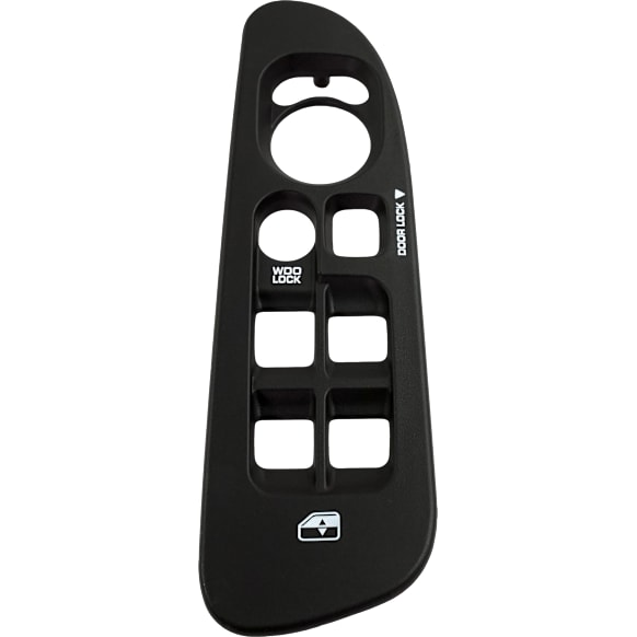 Front, Driver Side Window Switch Bezel, Gray