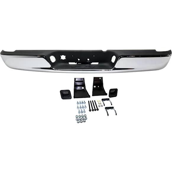 Step Bumper, Chrome Face Bar and Pads With mounting bracket(s)