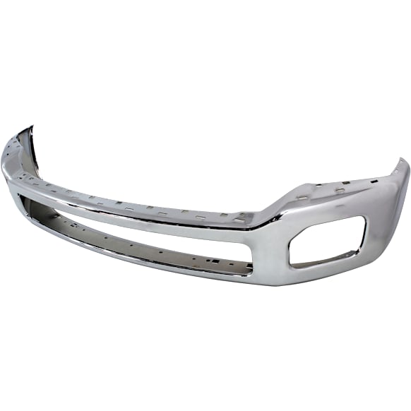 Front Bumper, Chrome, Without Mounting Brackets, CAPA CERTIFIED