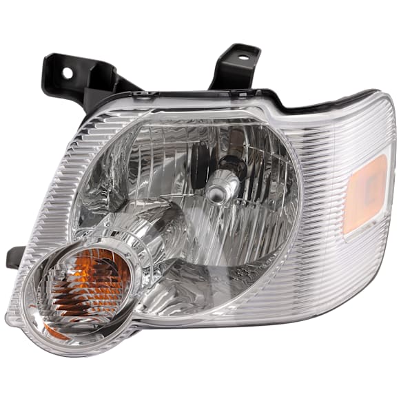 2008 Ford Explorer Sport Trac - Driver Side Halogen Headlight, With bulb(s), OE Replacement