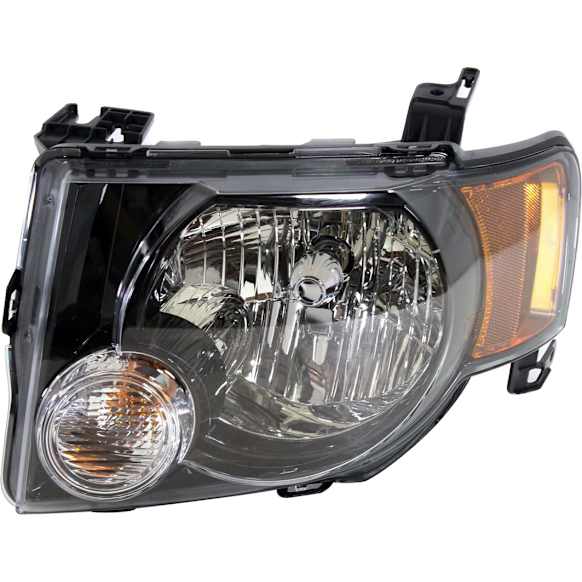 2009 Ford Escape - Driver Side Halogen Headlight, With bulb(s), Sport Utility, For Models With Sport Appearance Package, OE Replacement