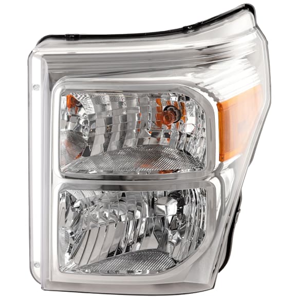 2015 Ford F-250 Super Duty - Driver Side Halogen Headlight, With bulb(s), OE Replacement
