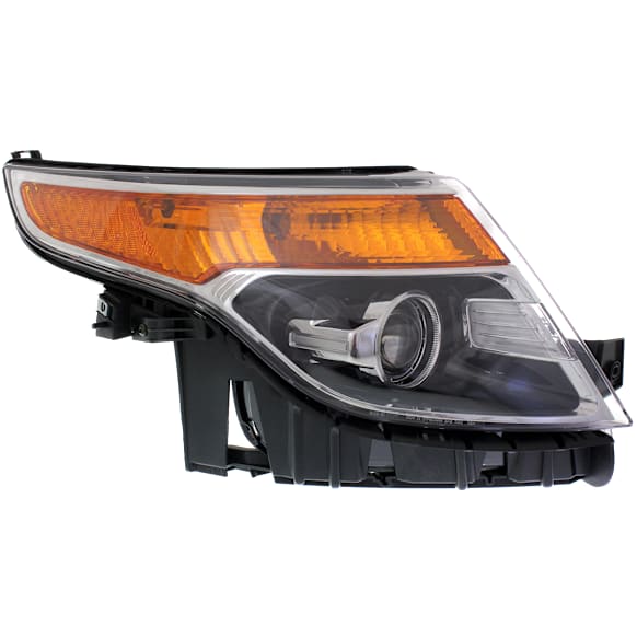 2015 Ford Explorer - Passenger Side Halogen Headlight, With bulb(s), OE Replacement