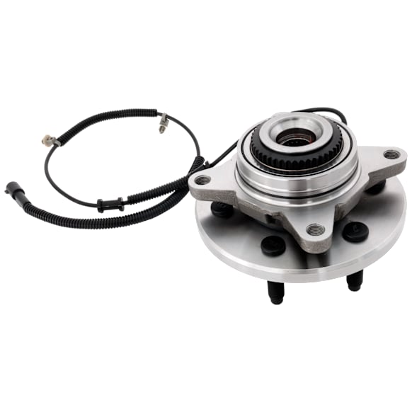 Front, Driver or Passenger Side Wheel Hub, With Bearing, With Sensor, Four Wheel Drive, 6 Lugs