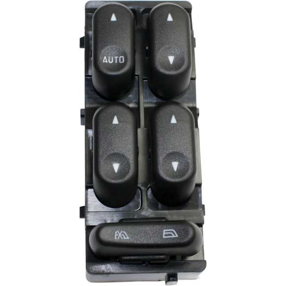 2001-2003 Ford Explorer Sport Trac - Front, Driver Side Window Switch, Black, 5-Button, 6 Cyl., 4.0L Engine