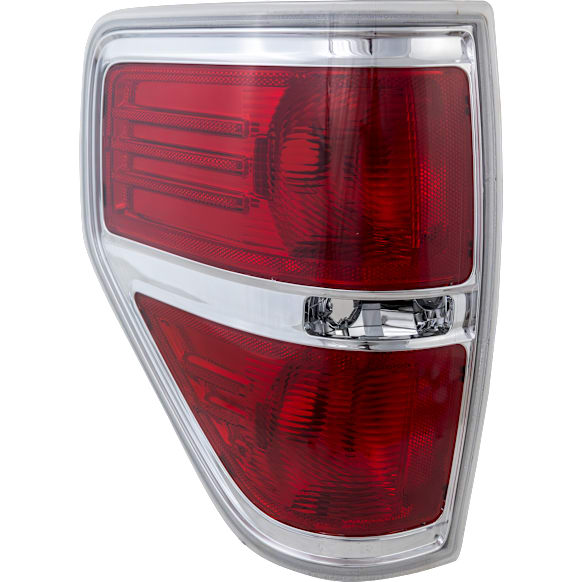 2013 Ford F-150 - Driver Side Halogen Tail Light, Without bulb(s), OE Replacement, Styleside, CAPA Certified