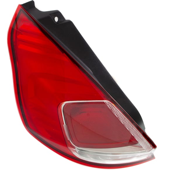 2017 Ford Fiesta - Driver Side Halogen Tail Light, With bulb(s), OE Replacement, Hatchback