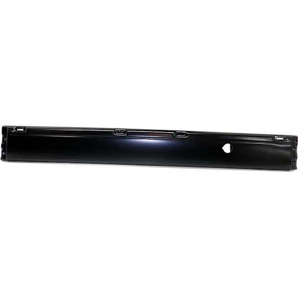 2013 Ford Transit Connect - Step Bumper, For Models Without Lower Molding and Rear Object Sensor Holes, Powdercoated Black, Face Bar Only; With pad provision, Without mounting bracket(s)