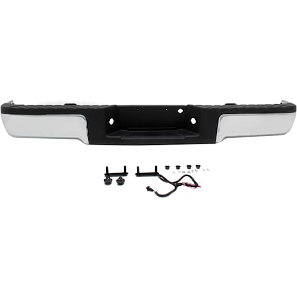 Step Bumper, Chrome Face Bar and Pads Without mounting bracket(s)