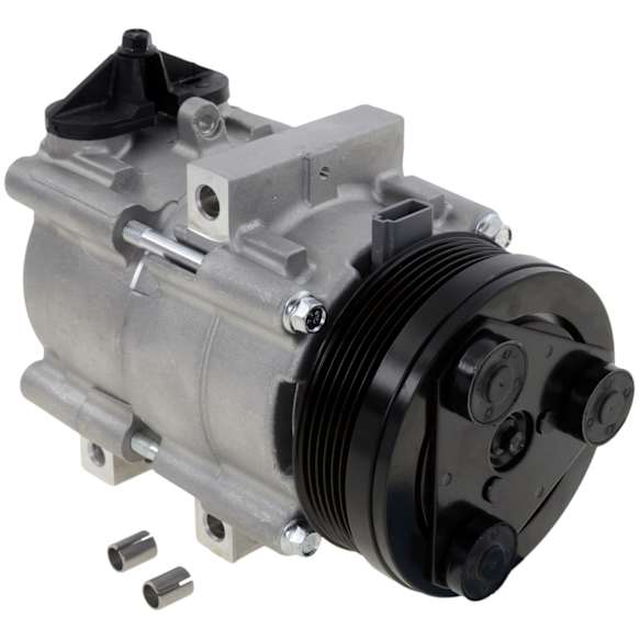A/C Compressor, With Clutch, 6-Groove Pulley