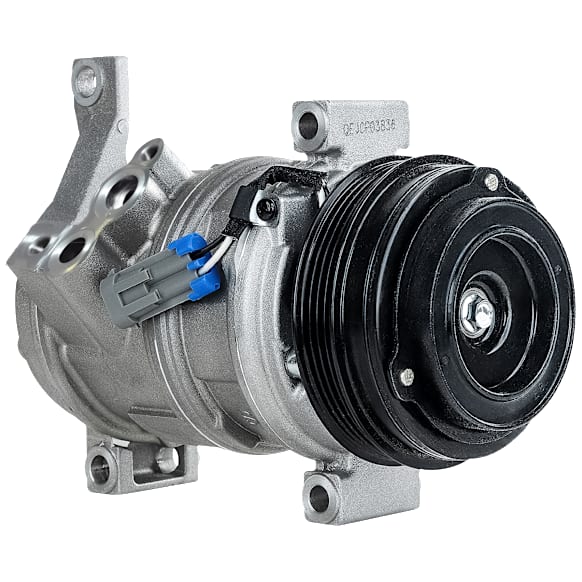2005 Chevrolet Tahoe - A/C Compressor, Two Bolts to mount the Hoses, With Clutch, 4-Groove Pulley, 8 Cyl 5.3L