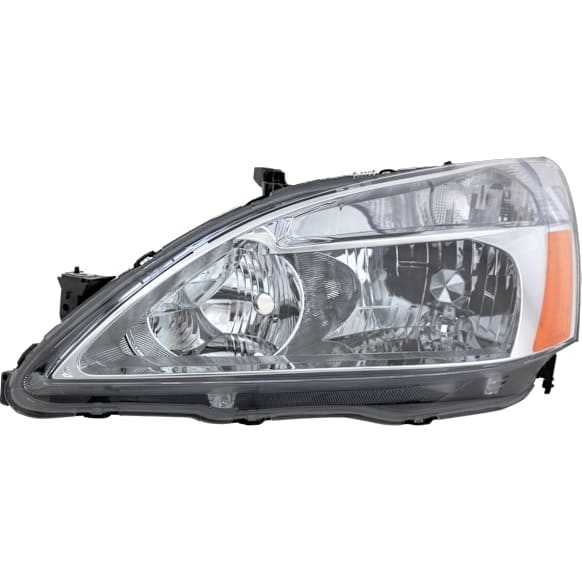 2006 Honda Accord - Driver Side Halogen Headlight, Without bulb(s), OE Replacement, CAPA Certified