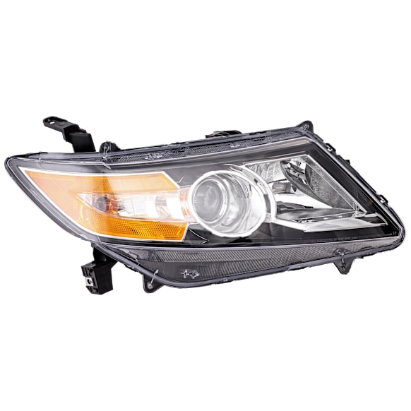 2014-2017 Honda Odyssey - Passenger Side Headlight, with Bulb, Halogen, Clear Lens, 6 Cyl., 3.5L Engine