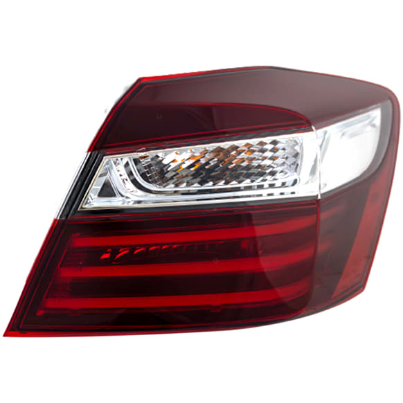 2017 Honda Accord - Passenger Side, Outer LED Tail Light, With bulb(s), 4-Door, Sedan, Mounts on Body, OE Replacement
