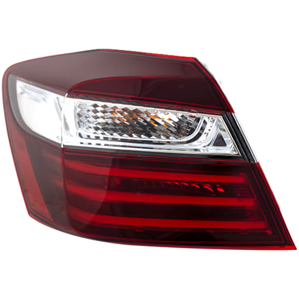 2017 Honda Accord Sport - Driver Side, Outer LED Tail Light, With bulb(s), 4-Door Mounts on Body, OE Replacement, Sedan