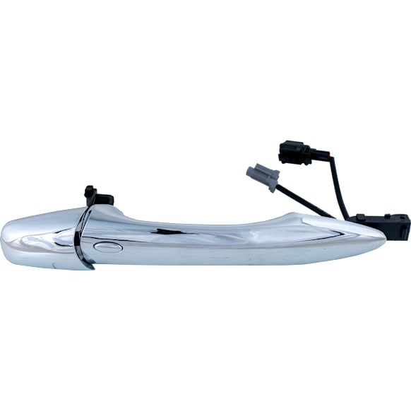 Front, Driver Side Chrome Exterior Door Handle, With Key Hole