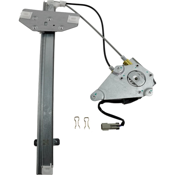 Front, Passenger Side Window Regulator, Power, Ball Stud Style