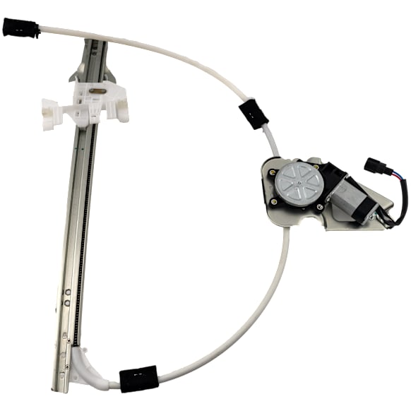 2007 Jeep Liberty Limited - Front, Driver Side Power Window Regulator, With Motor, Regulator Attaches Directly To Window Glass, With Locator Pin And Hole, Production Date From February 25 2006