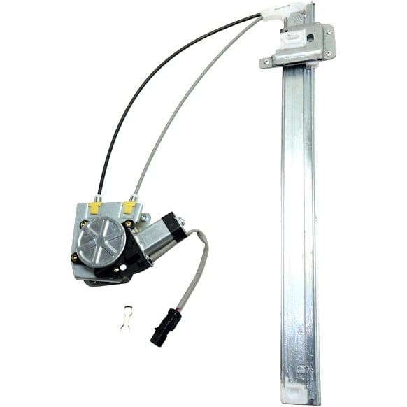 Rear, Driver Side Window Regulator, Power, Ball Stud Style