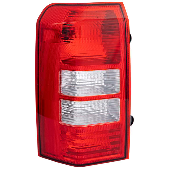 Driver Side Tail Light, with Bulb, Halogen, Clear and Red Lens