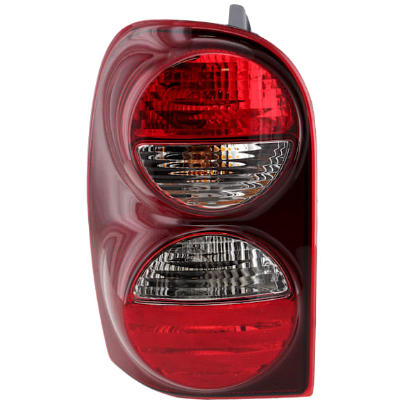 Driver Side Tail Light, with Bulb, Halogen, Clear and Red Lens, Without Tail Lamp Guard, Except Renegade Model