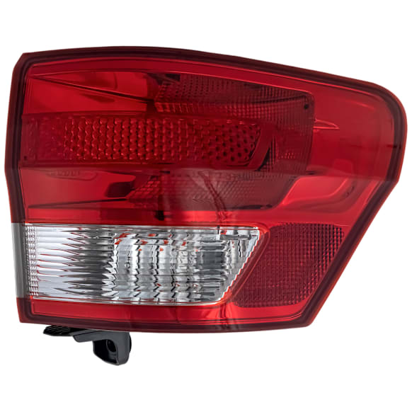 2012 Jeep Grand Cherokee Laredo - Passenger Side, Outer Halogen Tail Light, With bulb(s), Mounts on Body, OE Replacement