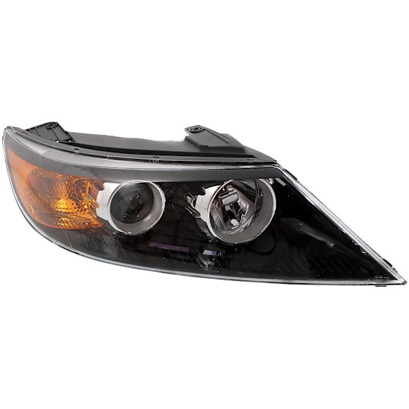 Passenger Side Headlight, with Bulb, Halogen, Clear Lens