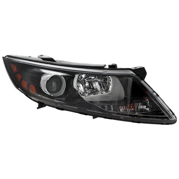 2011-2013 Kia Optima - Passenger Side Headlight, with Bulb, Halogen, Except Hybrid Model, CAPA Certified