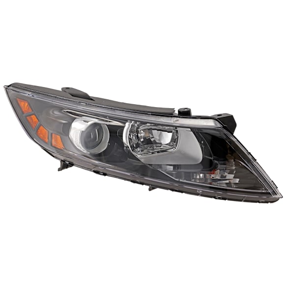 2012 Kia Optima - Passenger Side Halogen Headlight, With bulb(s), USA Built Vehicle, OE Replacement, CAPA Certified