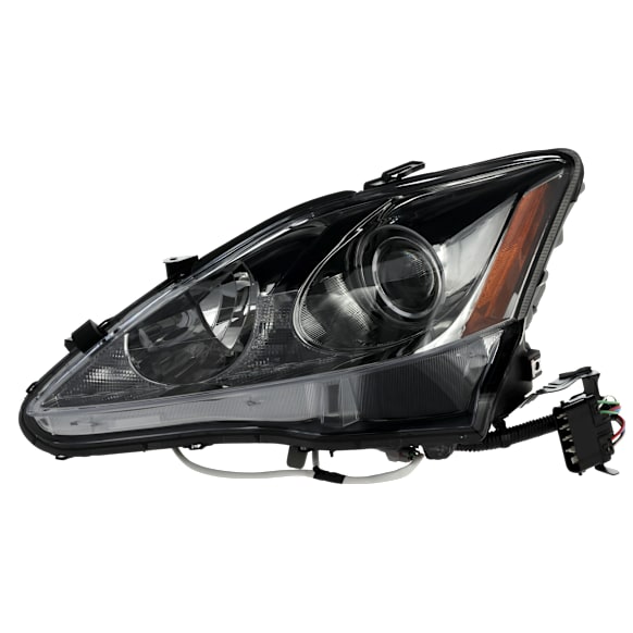 2006 Lexus IS250 - Driver Side Halogen Headlight, Without bulb(s), OE Replacement