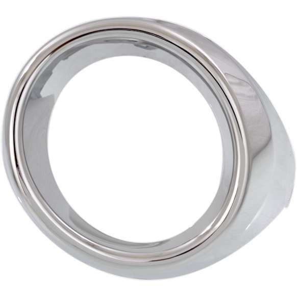 Front, Passenger Side Fog Light Trim, Chrome, Base Model