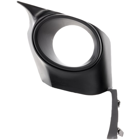 Front, Driver Side Fog Light Trim, Textured Black, Base Model