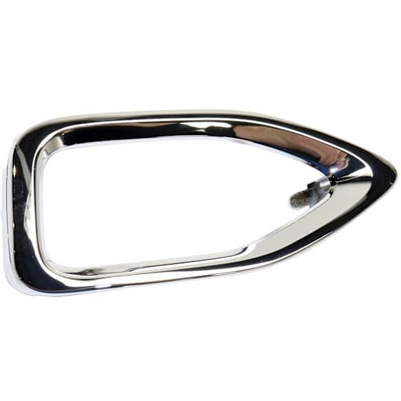 Front, Driver Side Fog Light Trim, Chrome, Base Model