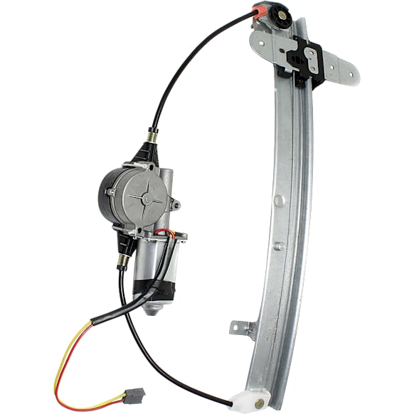 Rear, Driver Side Power Window Regulator, With Motor