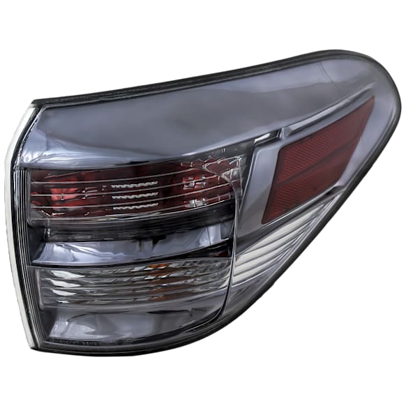 2012 Lexus RX350 - Passenger Side, Outer Halogen Tail Light, With bulb(s), Mounts On Quarter Panel, Canada Built Vehicle, OE Replacement
