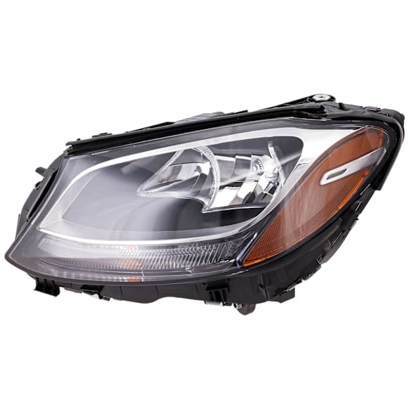2015-2018 Mercedes Benz C300 - Driver Side Headlight, with Bulb, Halogen, For Models without HID Option and Premium Package, CAPA Certified